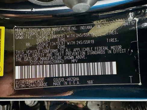 Used 2017 Toyota Highlander Limited image 34