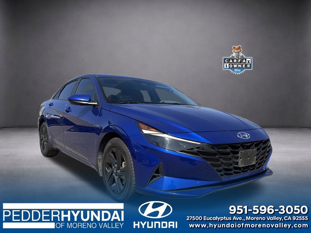 Certified 2023 Hyundai Elantra Blue FWD image 1