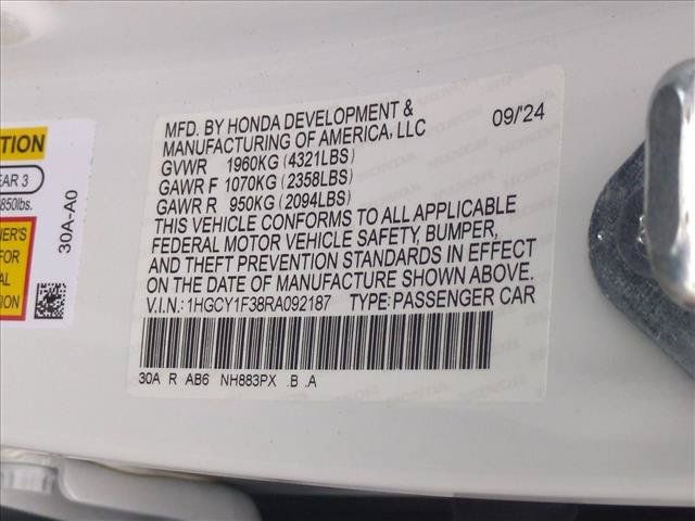 Used 2024 Honda Accord EX image 16