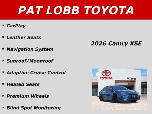 Used 2026 Toyota Camry XSE w/ Premium Plus Package FWD image 38
