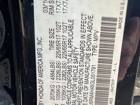 Used 2016 Honda CR-V SE image 32