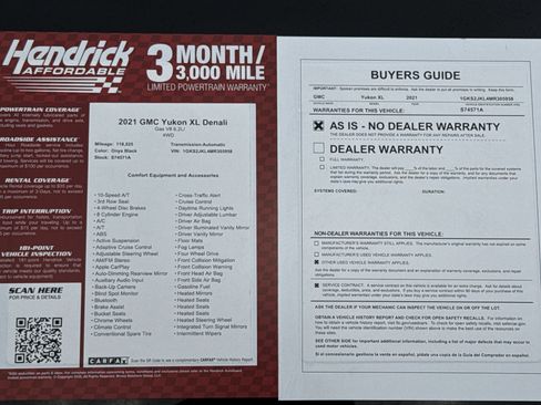 Used 2021 GMC Yukon XL Denali w/ Denali Premium Package image 41