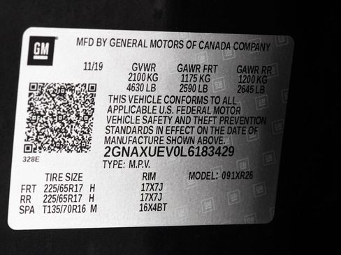 Used 2020 Chevrolet Equinox LT AWD/4WD image 38