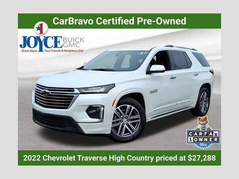 Certified 2022 Chevrolet Traverse High Country AWD/4WD image 1