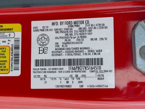 Used 2019 Ford Mustang GT w/ GT Performance Package image 31