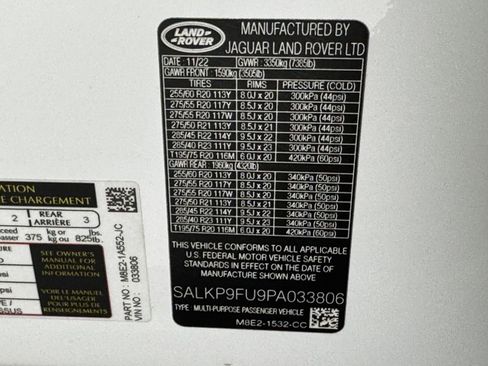 Used 2023 Land Rover Range Rover SE image 39