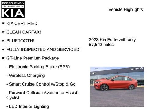 Used 2023 Kia Forte GT-Line w/ GT-Line Premium Package FWD image 7