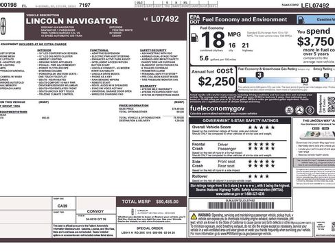 Used 2020 Lincoln Navigator 4WD image 27