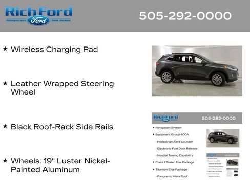 Used 2021 Ford Escape Titanium w/ Titanium Elite Package AWD/4WD image 56