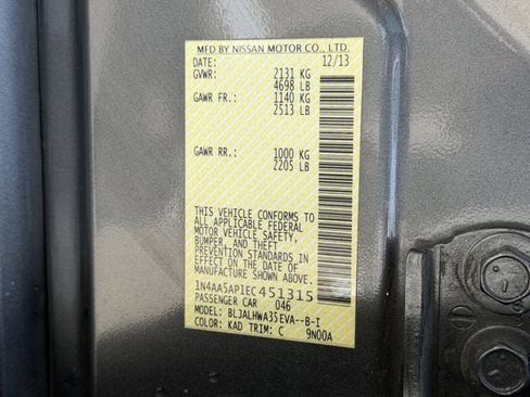 Used 2014 Nissan Maxima 3.5 SV w/ Premium Package FWD image 32