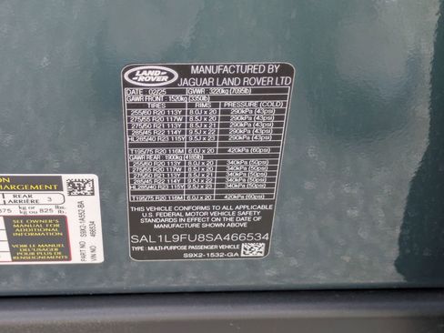 Certified 2025 Land Rover Range Rover Sport Dynamic SE AWD/4WD image 34