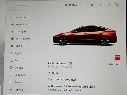 Used 2025 Tesla Model 3 Long Range RWD image 14