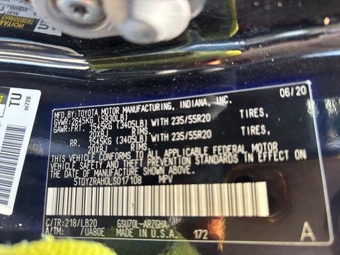 Used 2020 Toyota Highlander Limited FWD image 74