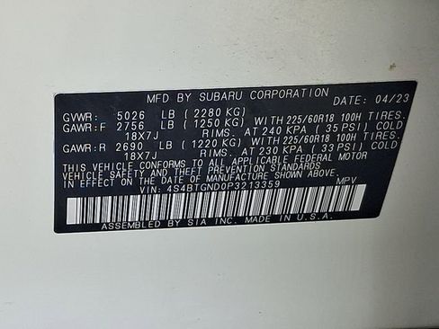 Used 2023 Subaru Outback Limited XT image 28