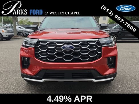 Certified 2025 Ford Explorer Platinum w/ Ultimate Package RWD image 3
