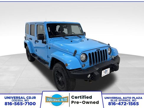 Used 2017 Jeep Wrangler Unlimited Sahara AWD/4WD image 1
