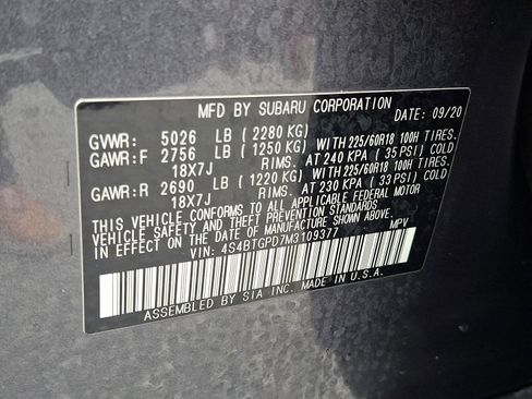 Used 2021 Subaru Outback Touring XT image 27