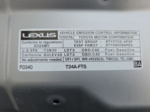 Used 2024 Lexus TX 350 FWD w/ Captains Chair Package image 36