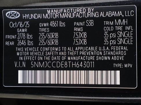 Certified 2026 Hyundai Tucson SEL AWD/4WD image 44