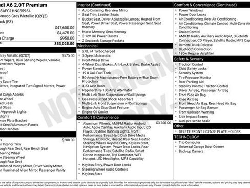 Used 2017 Audi A6 2.0T Premium image 38