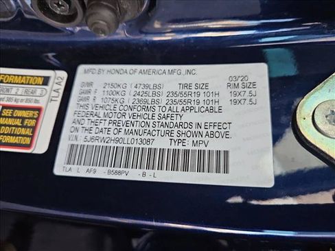 Used 2020 Honda CR-V Touring image 25