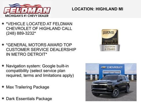 New 2026 Chevrolet Tahoe LS w/ LPO, Dark Essentials Package image 3