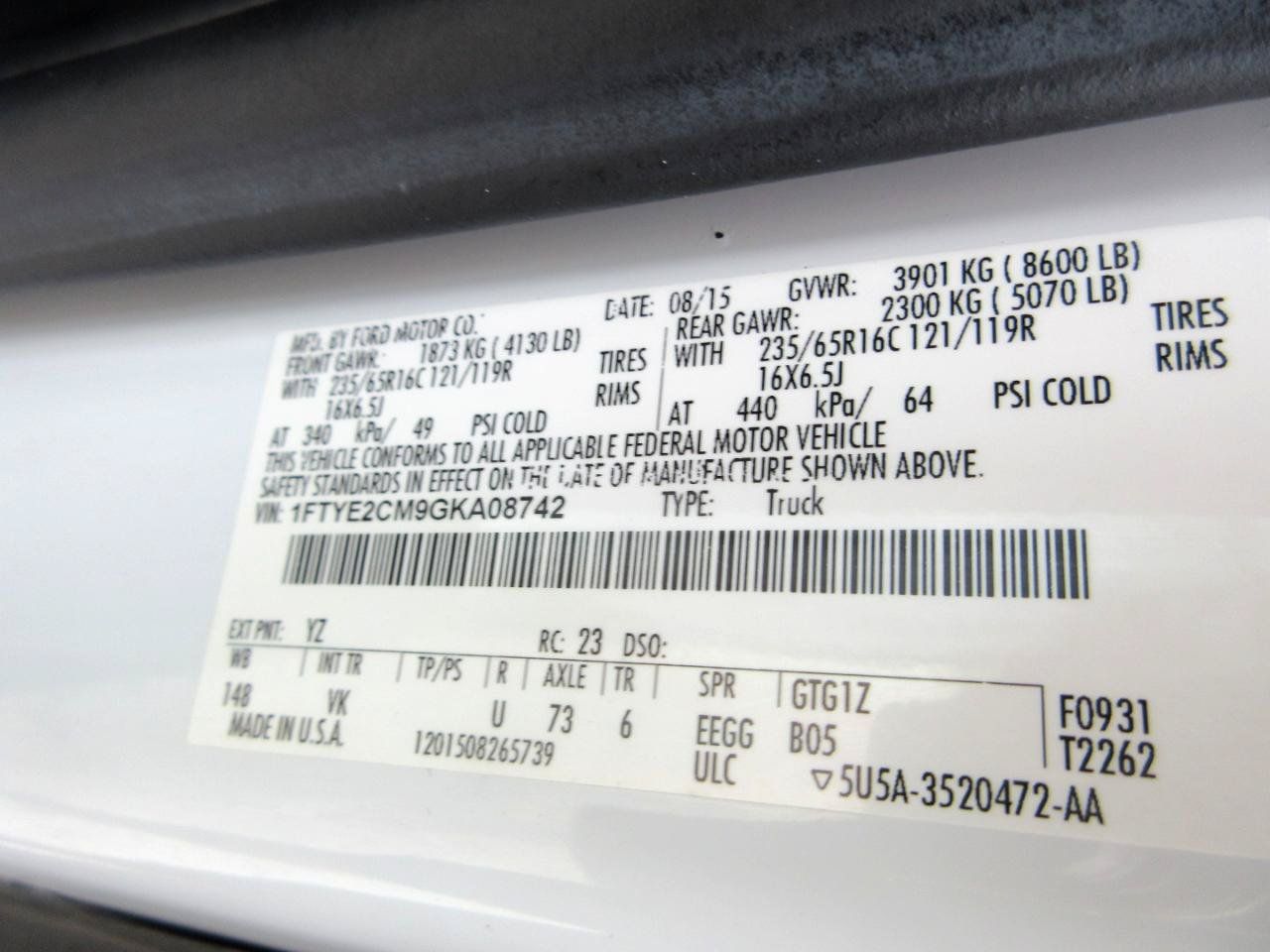 Used 2016 Ford Transit 150 148 Medium Roof RWD image 28