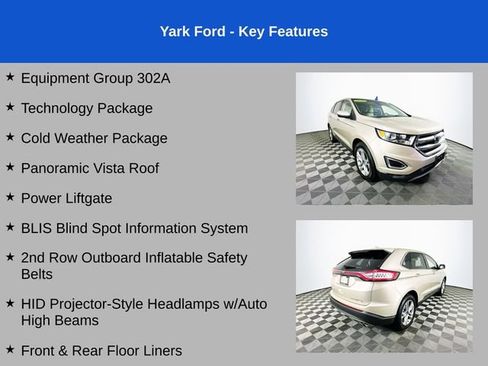 Certified 2017 Ford Edge Titanium w/ Equipment Group 302A image 2