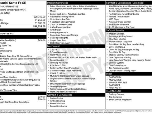 Used 2023 Hyundai Santa Fe SE image 5