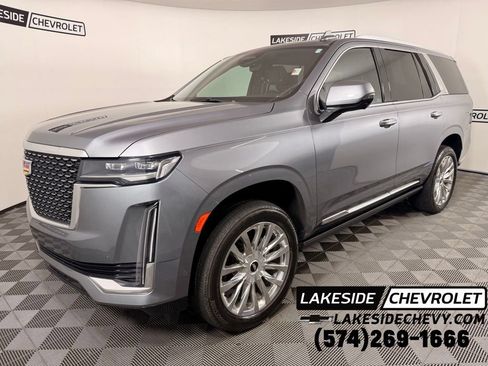 Used 2021 Cadillac Escalade Premium Luxury w/ Driver Assist Tech Package AWD/4WD image 1