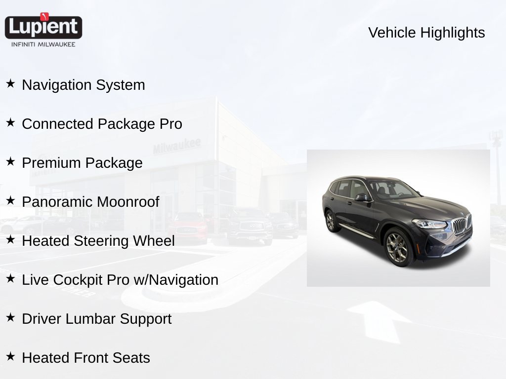 Used 2023 BMW X3 xDrive30i w/ Premium Package AWD/4WD image 2