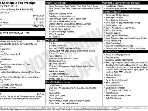 Used 2023 Kia Sportage X-Pro Prestige AWD/4WD image 38