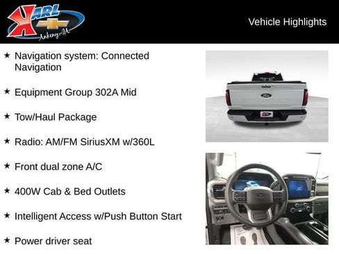 Used 2024 Ford F150 XLT w/ Equipment Group 302A MID image 2