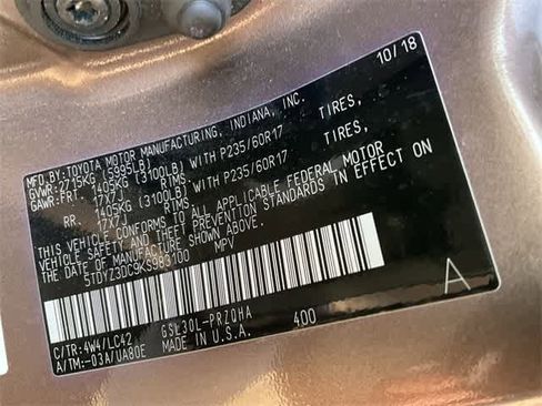 Used 2019 Toyota Sienna XLE image 21