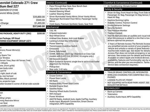 Certified 2022 Chevrolet Colorado Z71 RWD image 34