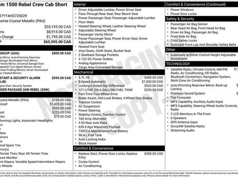 Used 2017 RAM 1500 Rebel w/ Luxury Group AWD/4WD image 34