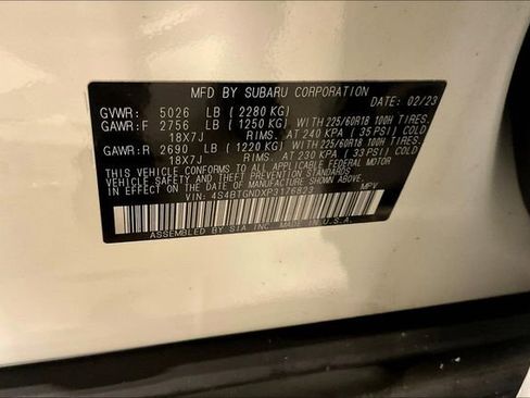 Used 2023 Subaru Outback Limited XT image 35