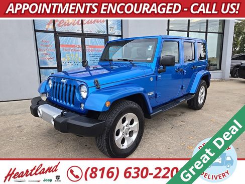 Used 2015 Jeep Wrangler Unlimited Sahara w/ Connectivity Group image 1