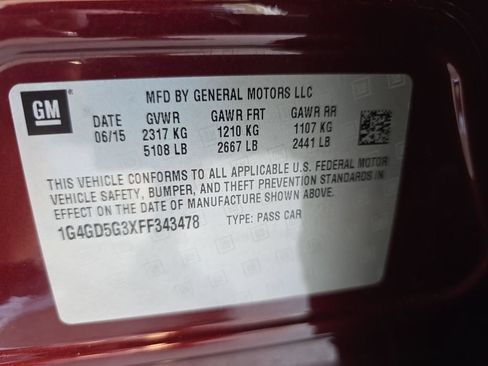 Used 2015 Buick LaCrosse Premium w/ Driver Confidence Package #1 FWD image 35