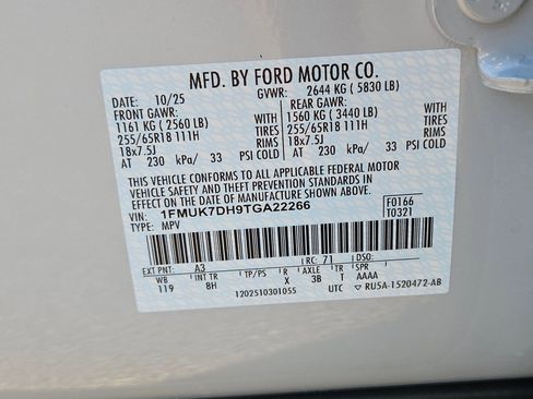 New 2026 Ford Explorer Active image 16