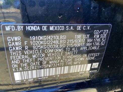Used 2023 Honda HR-V EX-L image 33