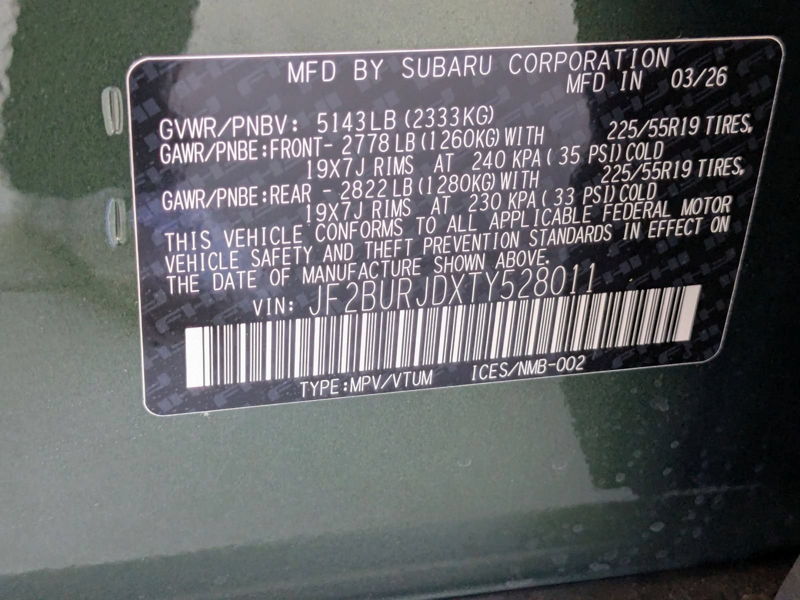 New 2026 Subaru Outback Touring XT AWD/4WD image 15