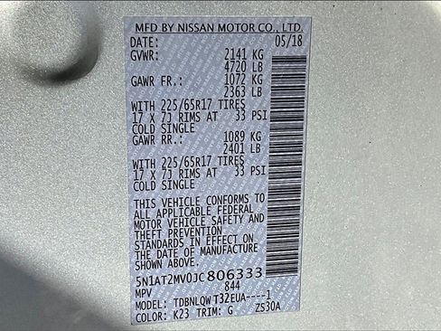 Used 2018 Nissan Rogue SV image 30