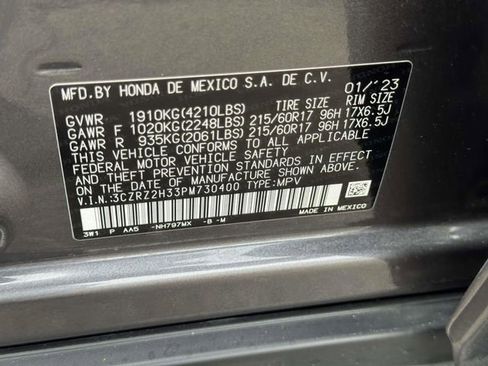 Certified 2023 Honda HR-V LX image 16
