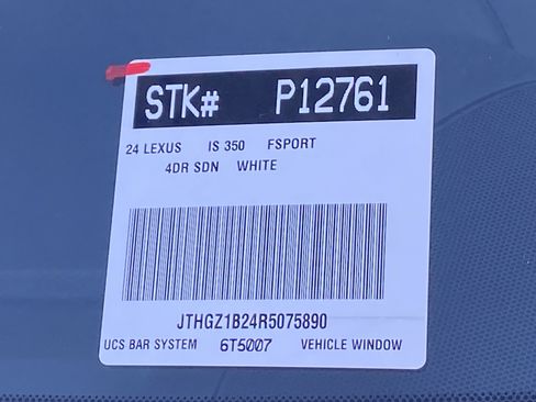 Used 2024 Lexus IS 350 F Sport image 32