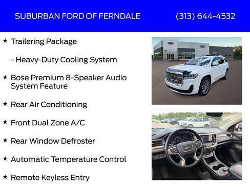 Used 2023 GMC Acadia Denali w/ Denali Ultimate Package AWD/4WD image 13