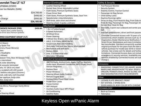 Used 2019 Chevrolet Trax LT w/ LT Convenience Package image 9