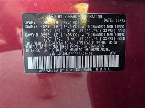 Used 2025 Subaru Ascent Onyx Edition image 17