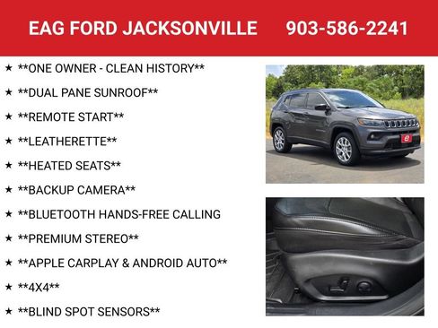 Used 2023 Jeep Compass Latitude w/ Sun and Sound Group AWD/4WD image 4