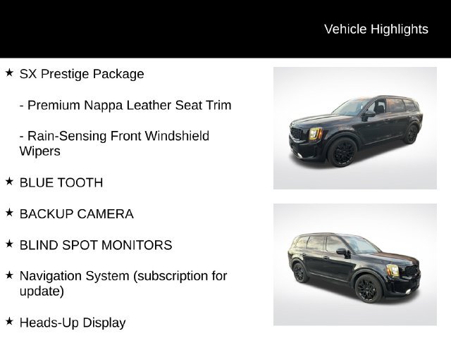 Used 2021 Kia Telluride SX w/ SX Prestige Package AWD/4WD image 15